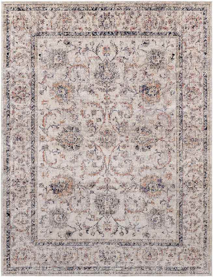Vitsada Traditional Charcoal Area Rug