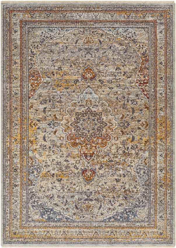 Imogene Traditional Mustard Area Rug