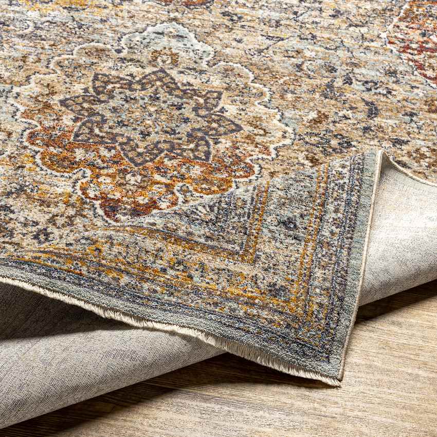 Imogene Traditional Mustard Area Rug