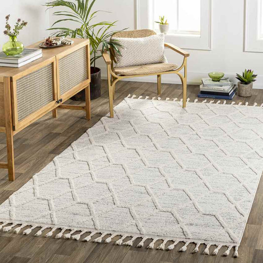 Mathia Modern Cream Area Rug