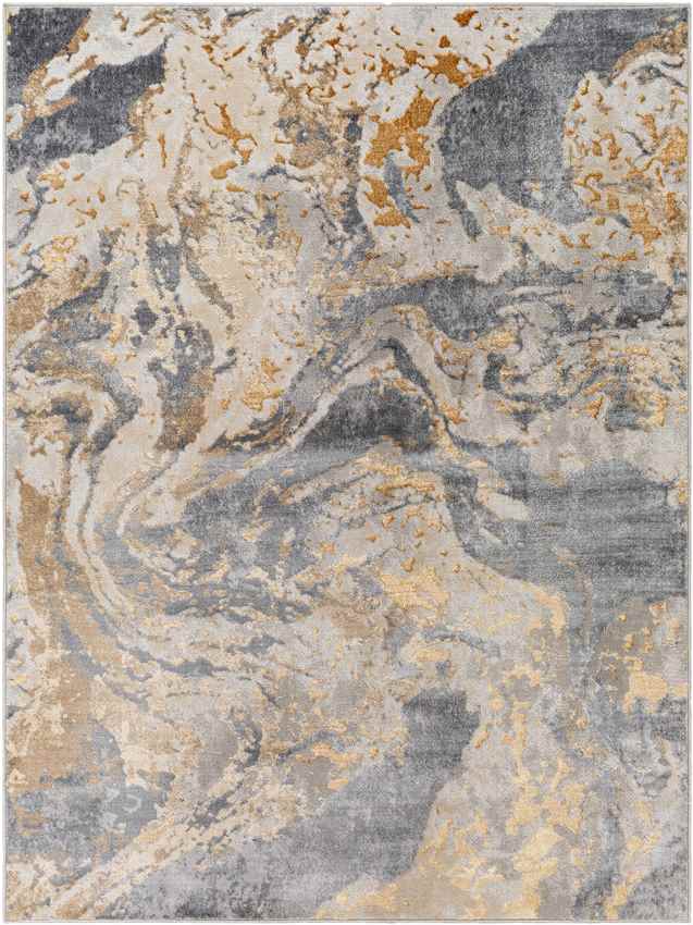 Motides Modern Gray Area Rug