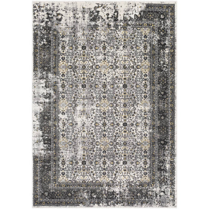 Hernen Modern Black/Gray Area Rug