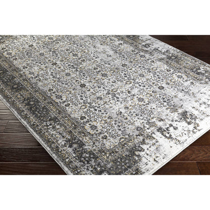 Hernen Modern Black/Gray Area Rug