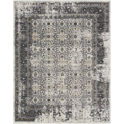 Hernen Modern Black/Gray Area Rug