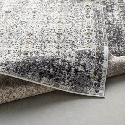 Hernen Modern Black/Gray Area Rug