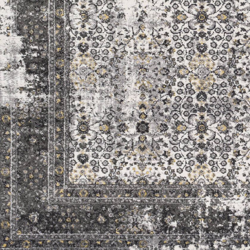 Hernen Modern Black/Gray Area Rug