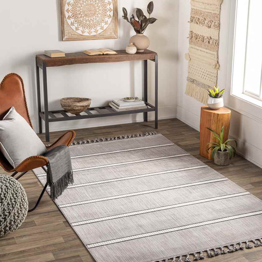 Gerakies Global Medium Gray Area Rug