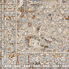 Kioneli Traditional Taupe Area Rug