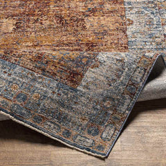 Apostolos Traditional Burgundy Area Rug