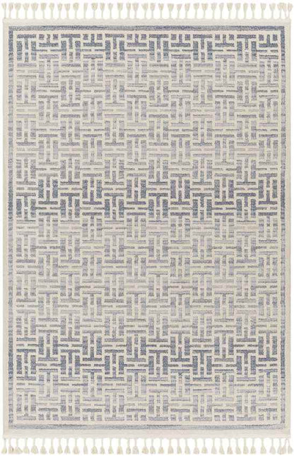 Asomatos Modern Navy Area Rug