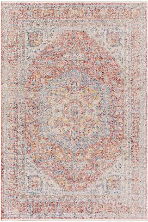 Millia Traditional Coral Area Rug