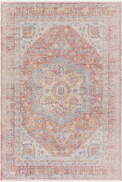 Millia Traditional Coral Area Rug