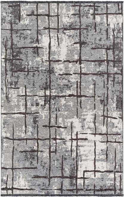 Sikhari Modern Charcoal Area Rug