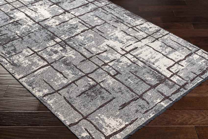 Sikhari Modern Charcoal Area Rug
