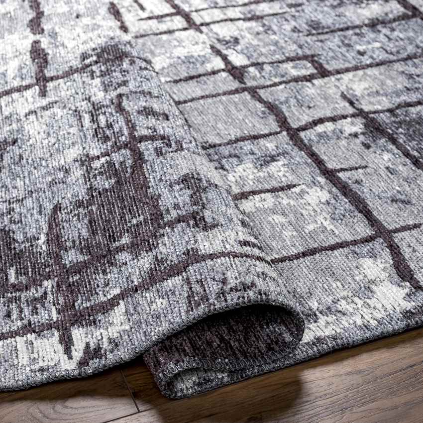 Sikhari Modern Charcoal Area Rug