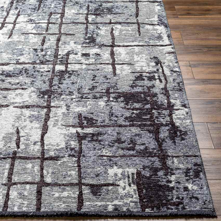 Sikhari Modern Charcoal Area Rug