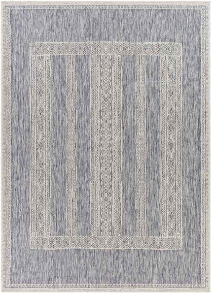 Iowa Falls Global Navy Area Rug
