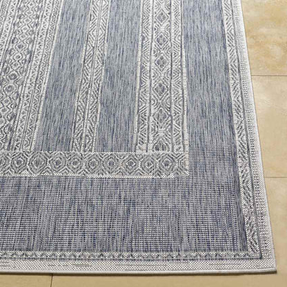 Iowa Falls Global Navy Area Rug