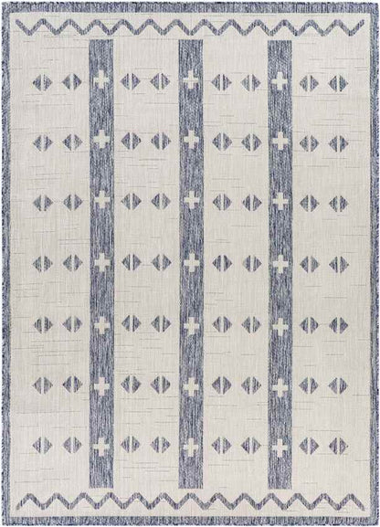 Jackson Junction Global Navy Area Rug