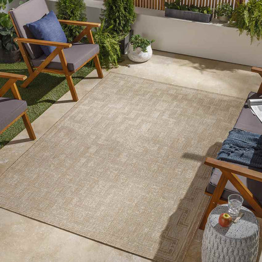 Jewell Junction Global Beige Area Rug