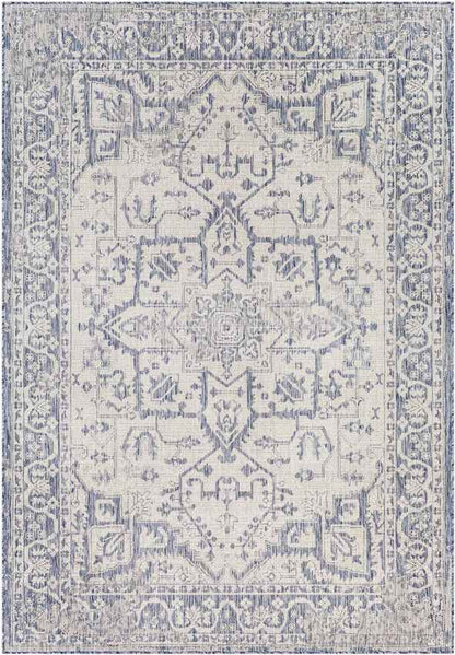 Kingsley Traditional Navy Area Rug