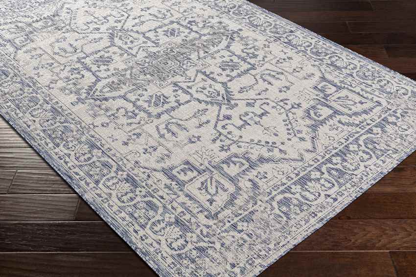 Kingsley Traditional Navy Area Rug