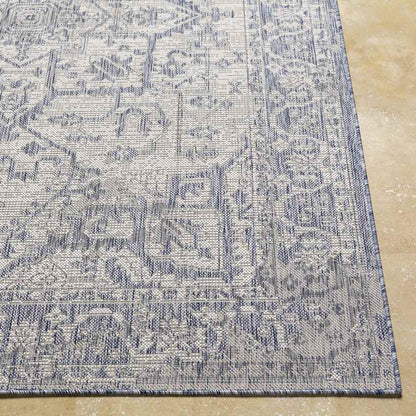 Kingsley Traditional Navy Area Rug