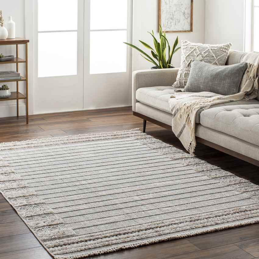 Le Claire Global Gray Area Rug