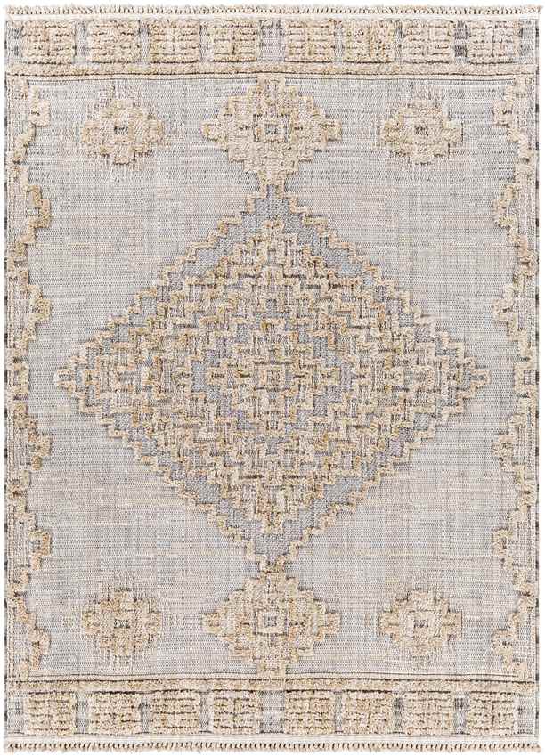 Liscomb Global Gray Area Rug