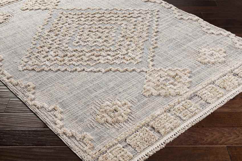 Liscomb Global Gray Area Rug
