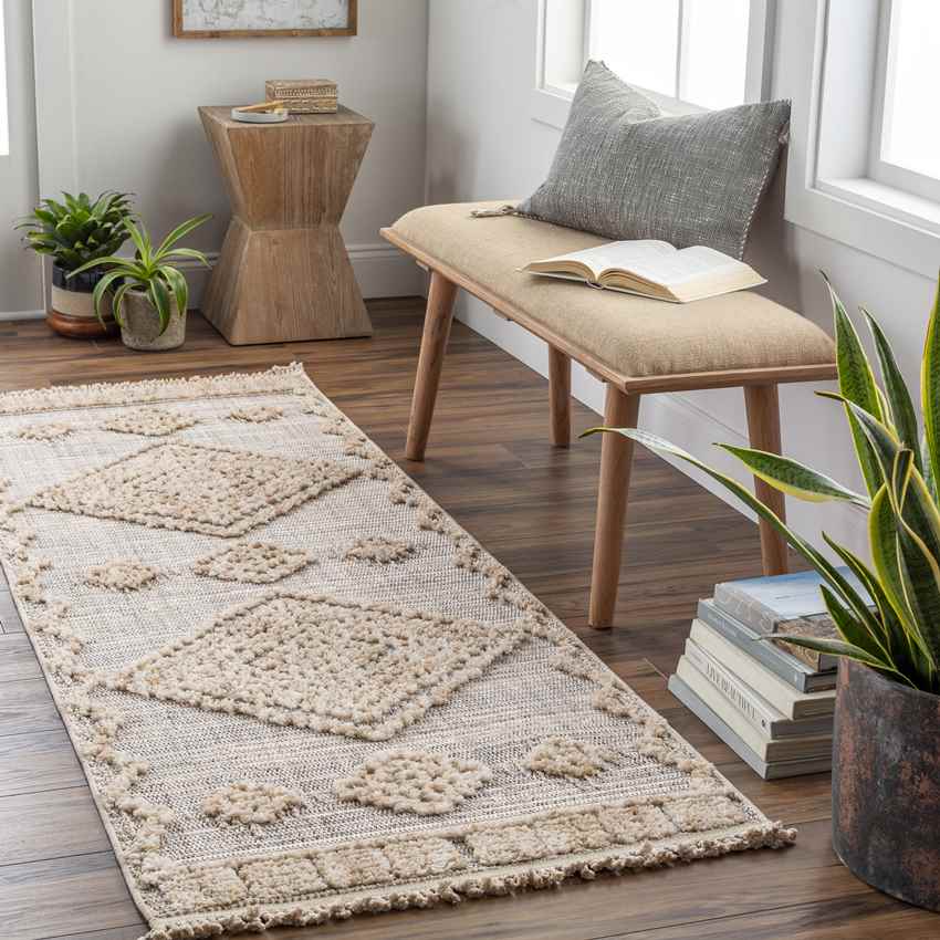 Liscomb Global Gray Area Rug