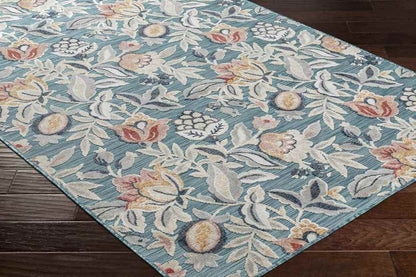 Damar Cottage Dark Teal Area Rug