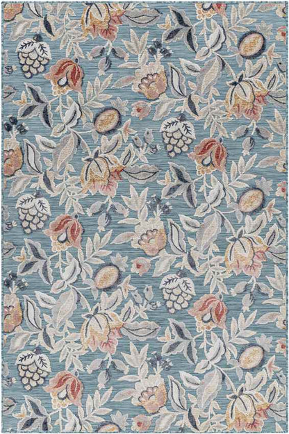 Damar Cottage Dark Teal Area Rug