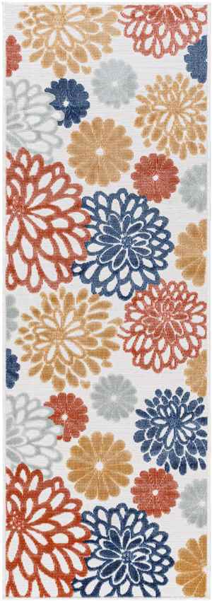 Ekron Cottage Orange Area Rug