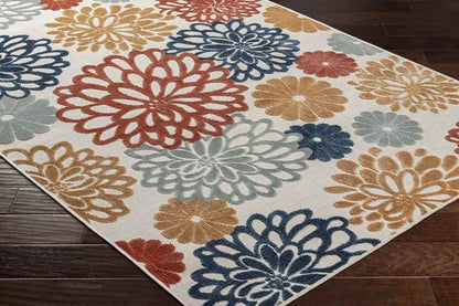 Ekron Cottage Orange Area Rug