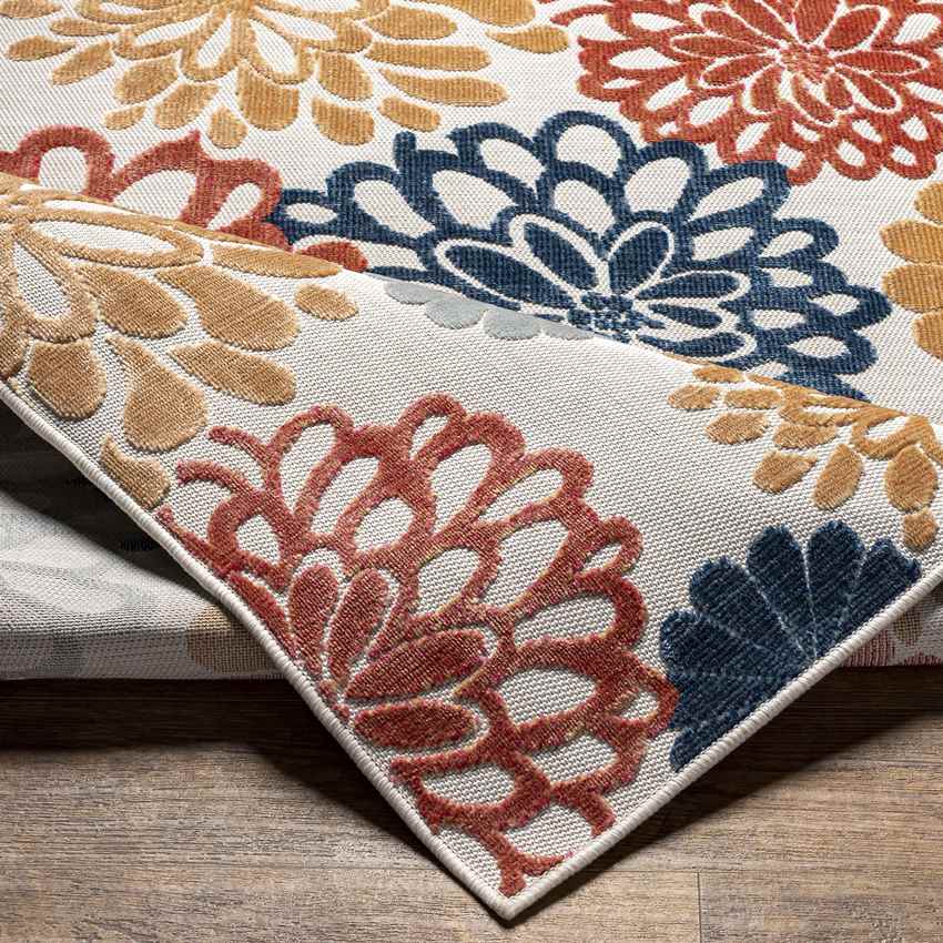 Ekron Cottage Orange Area Rug