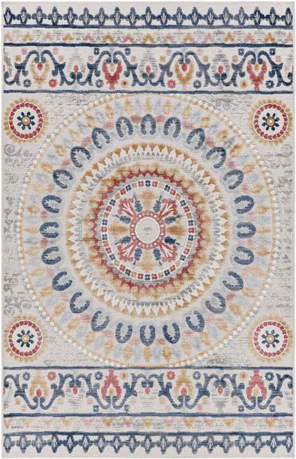 Ellis Traditional Navy Area Rug