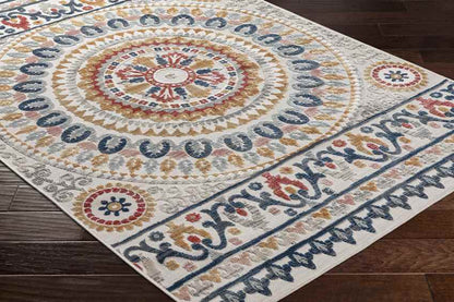 Ellis Traditional Navy Area Rug