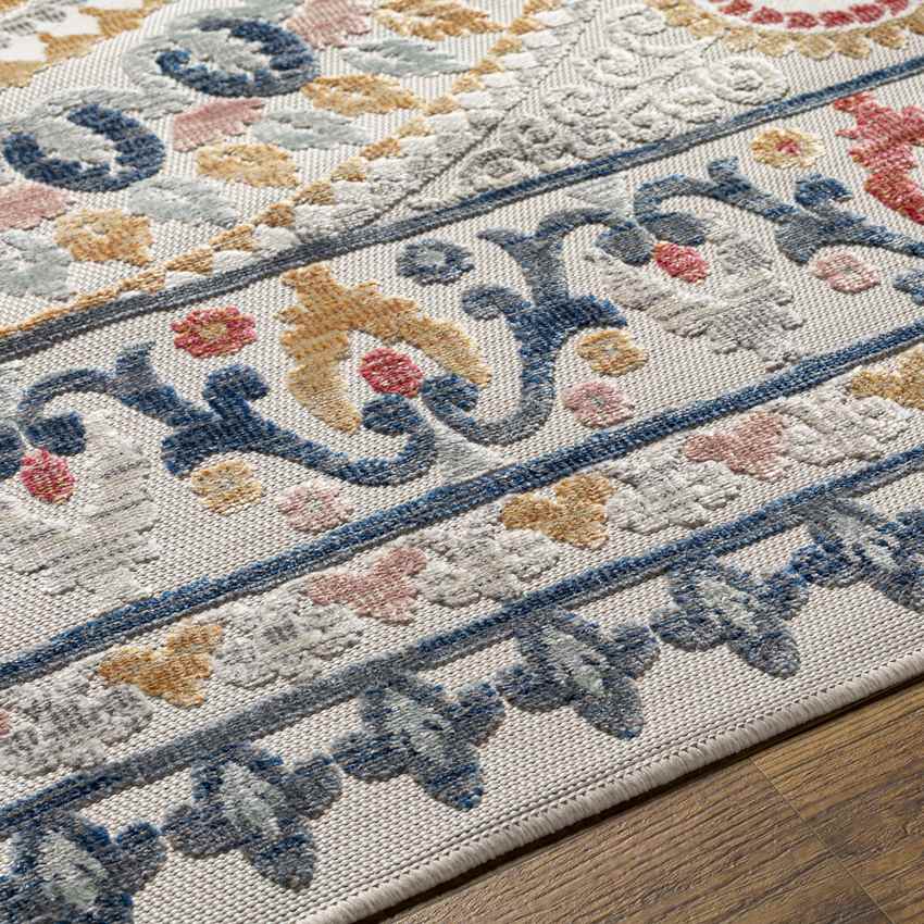 Ellis Traditional Navy Area Rug