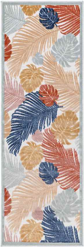 Esbon Coastal Orange Area Rug