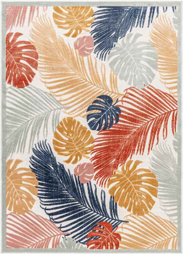 Esbon Coastal Orange Area Rug