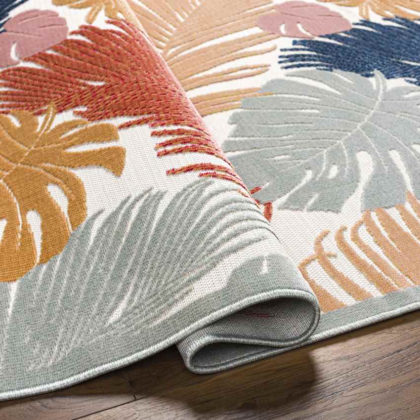 Esbon Coastal Orange Area Rug