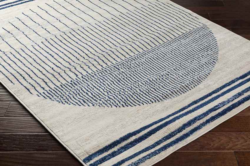 Neerbosch Modern Navy Blue Area Rug