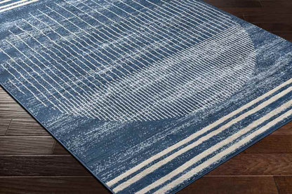 Neerbosch Modern Ink Blue Area Rug