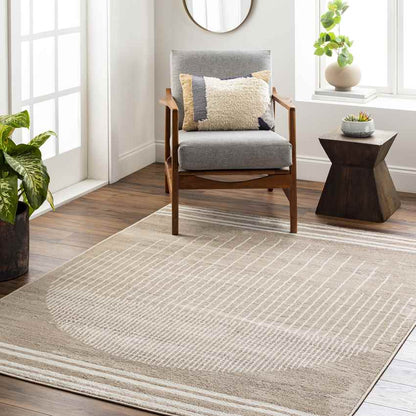 Neerbosch Modern Brown Area Rug