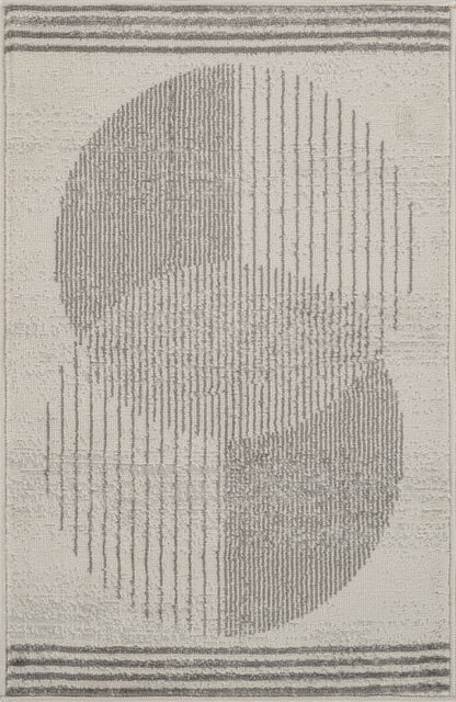 Lakin Modern Medium Gray Area Rug