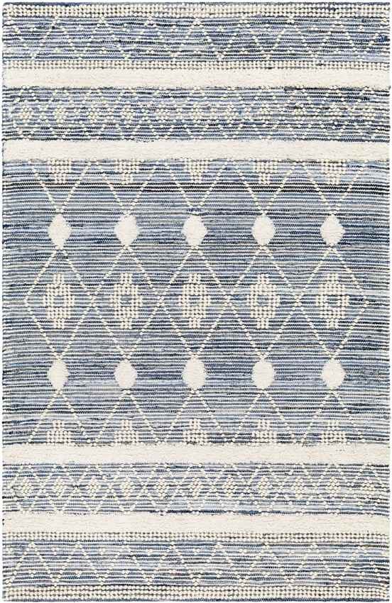 Rolla Global Slate Blue/Cream Area Rug