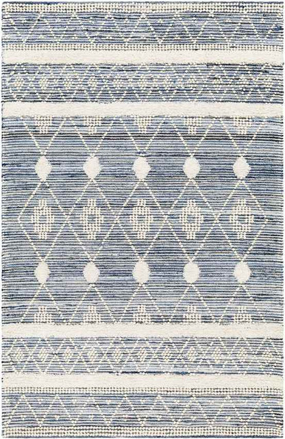 Rolla Global Slate Blue/Cream Area Rug
