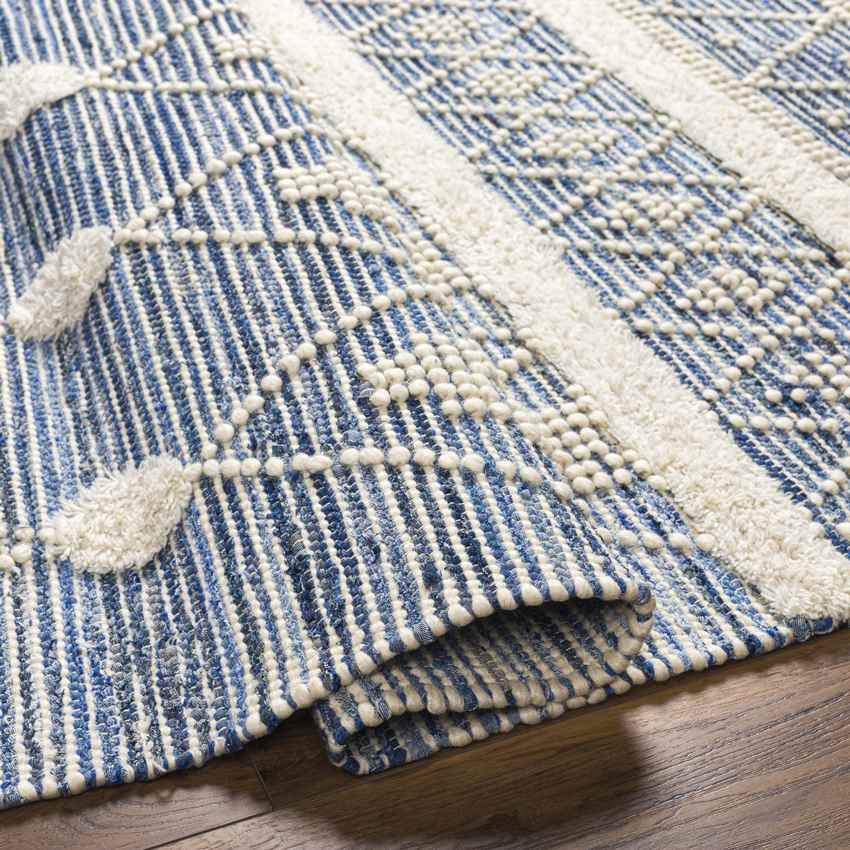 Rolla Global Slate Blue/Cream Area Rug