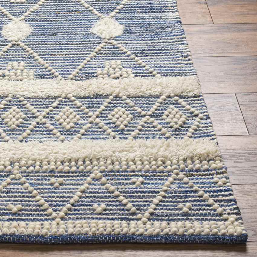 Rolla Global Slate Blue/Cream Area Rug